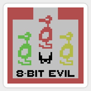 8-Bit Evil Sticker